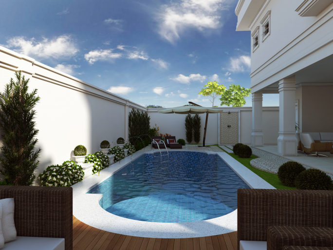 Projeto Planta desenho-casa-clássica-neoclássica-lazer-sobrado-piscina terreno 12x30 Arquiteto em Vinhedo
