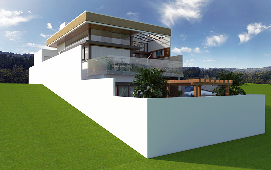 casa-sobrado-terreno-declive-estrutura-metálica-vidro-arquiteto-Jundiai