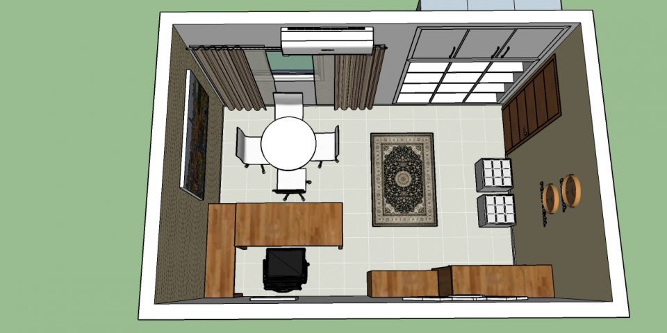 projeto design interiores escritório home office decoração estudo