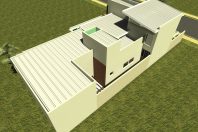 projeto casa térrea mezanino arquitetura moderna condomínio margarida limeira arquiteto caio pelisson