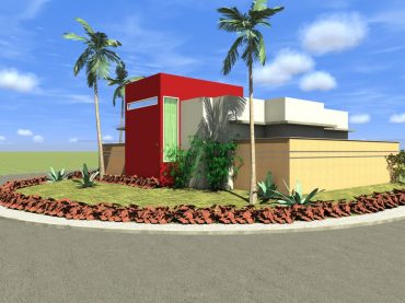 casa térrea em condomínio esquina 120 metros moderna