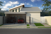 projetos casas térreas 170 metros terreno 10×25 plano condomínio roland limeira sp