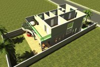 projeto casa sobrado moderno terreno 10×25 lazer integrado com 240 metros condomínio terras sao bento limeira arquiteto arquiteta