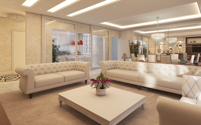 projeto decoracao design interiores sala living integrado apartamento guaruja decor classico