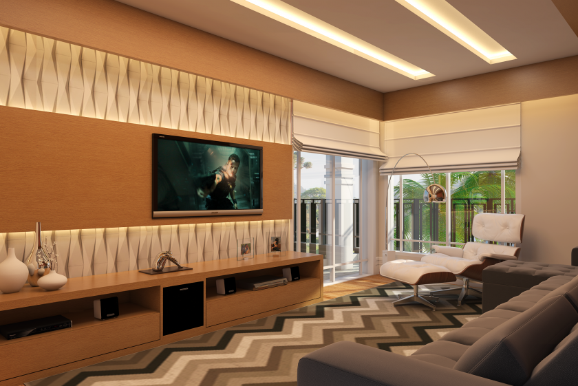 Projeto de Decoração Online transforma casa de 30 anos em uma casa moderna com cozinha integrada e ambientes de bom gosto e sofisticação em um sobrado de alto padrão