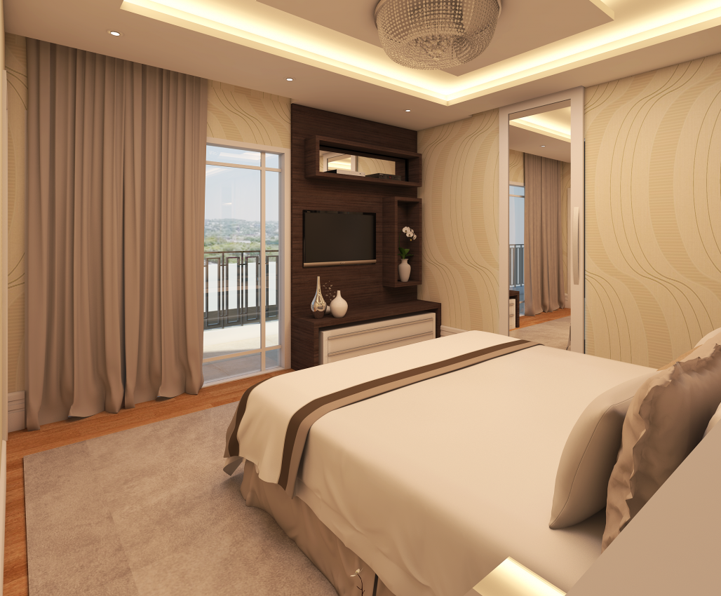 projeto suite master closet decoração design arquitetura interiores ...