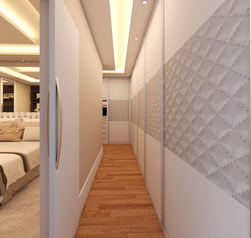 projeto suite master closet decoração design arquitetura interiores ...