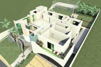 projeto construir mansão arquitetura moderna brasileira reta com curvas casa sobrado 1000 metros alto padrao