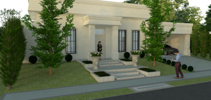 projeto reforma casa terrea arquitetura fachada neoclassica decoraçao estilo americana florida banheiro