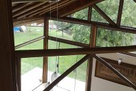 projeto casa madeira vidro chácara natureza sustentável eucalipto tratado arquitetura rustica