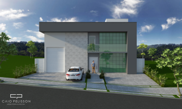 projeto galpão industrial comercial arquitetura moderna fachada limeira