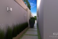 projeto casa sobrado terreno 13×30 aclive piscina fachada moderna bragança paulista