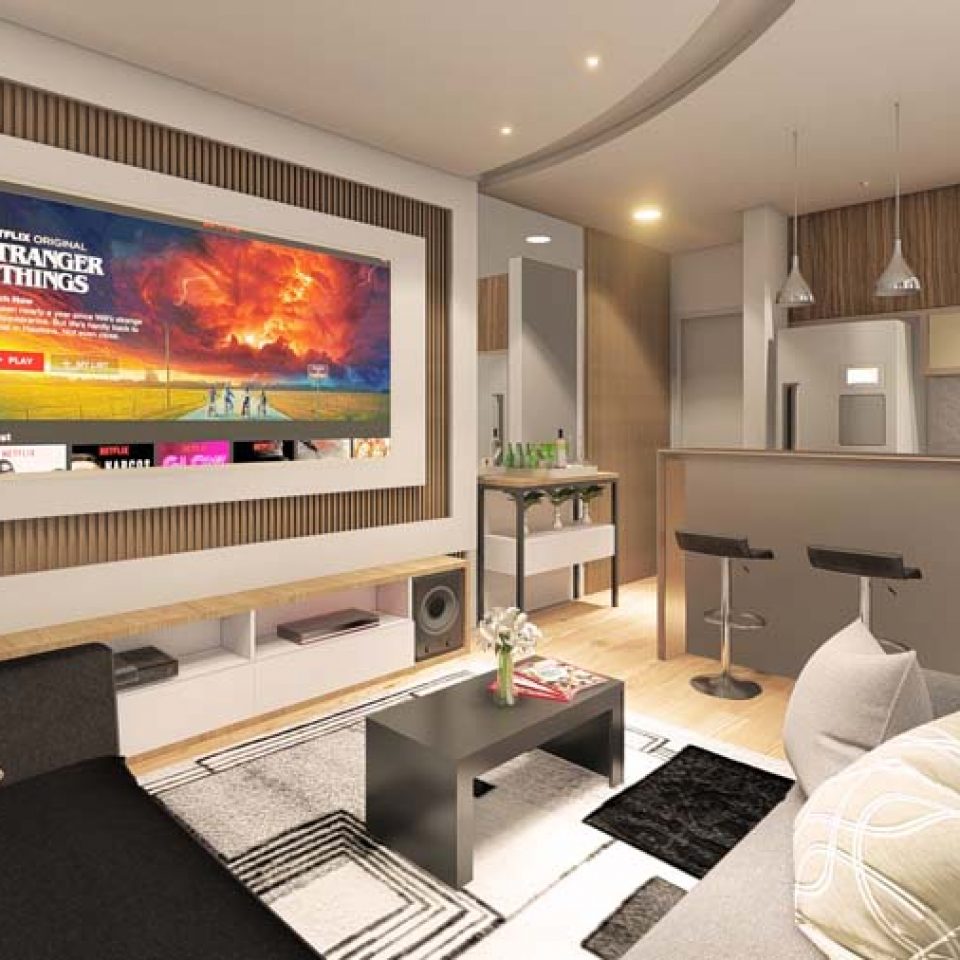 projeto decoracao design interiores moderno apartamento compacto 88 metros