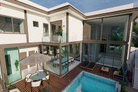 casa moderna estrutura metalica e vidro estilo contemporaneo condominio jundiai sp