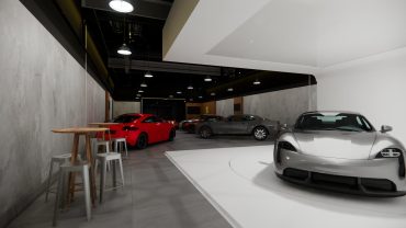 projeto arquitetura loja carros premium alto padrao saopaulo moderna vidro preta