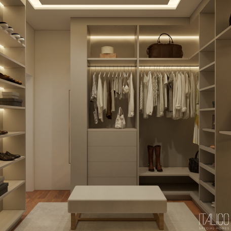 Interiores Suite Master Moderna - Italico Special Homes
