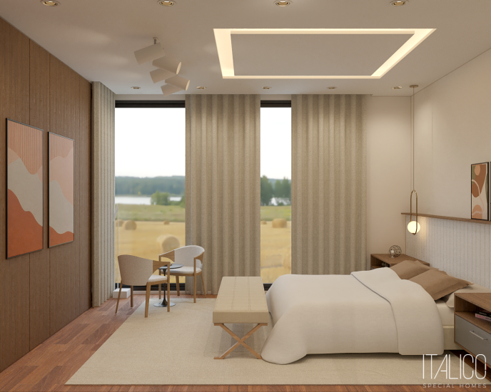 Interiores Suite Master Moderna - Italico Special Homes