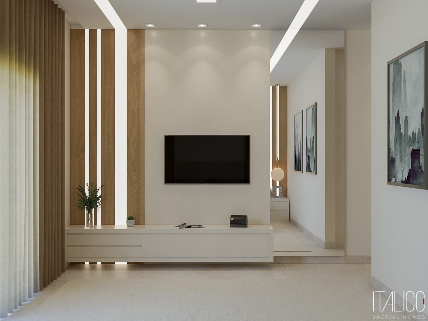 Suíte Estilo Clássica com Detalhes Decorativos e Iluminação Discreta