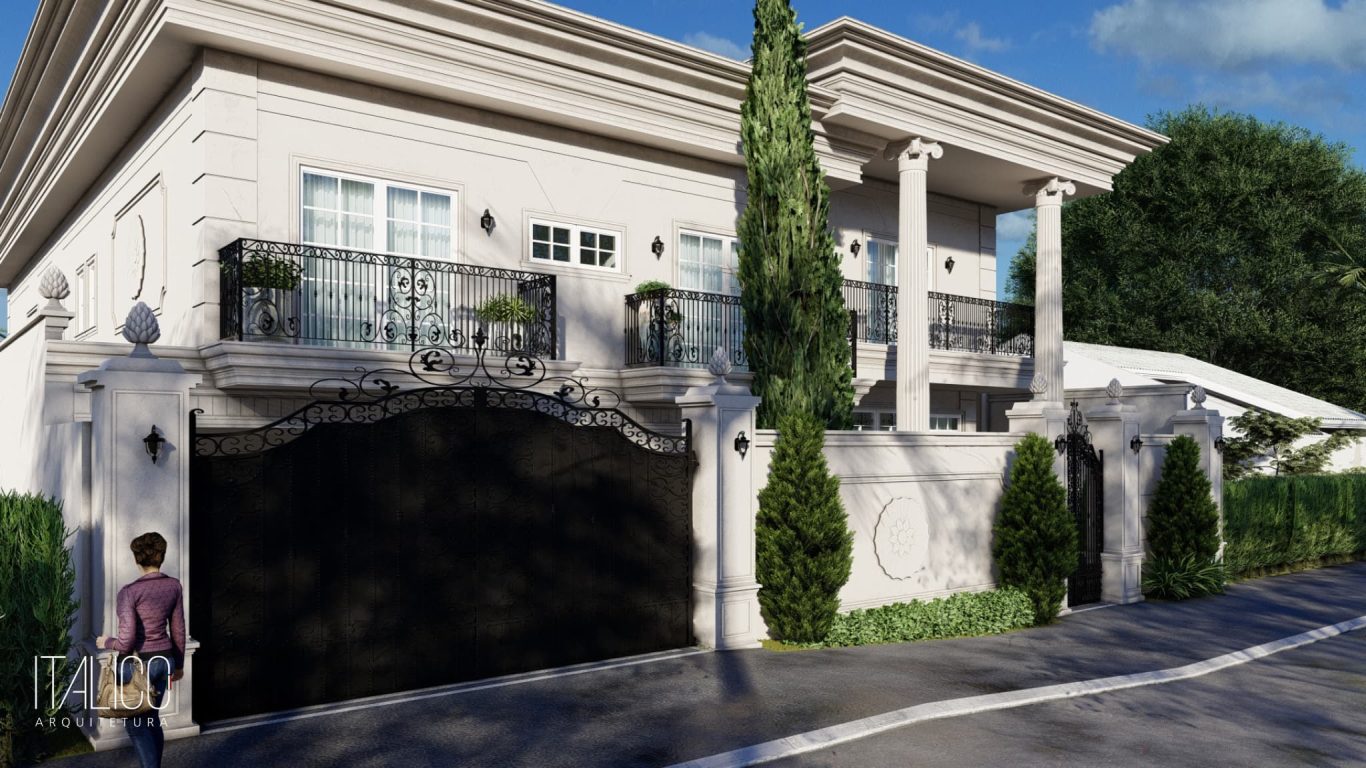 Alphaville Dom Pedro Zero Campinas Projeto para Residência em Terreno de 600m²