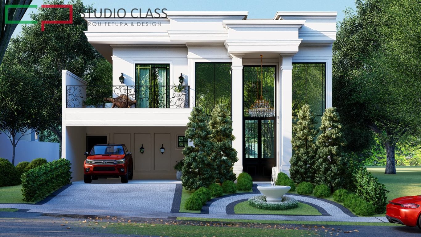 Arquiteto Assina Projeto Neoclássico no Condomínio Alphaville Dom Pedro 0 – Campinas
