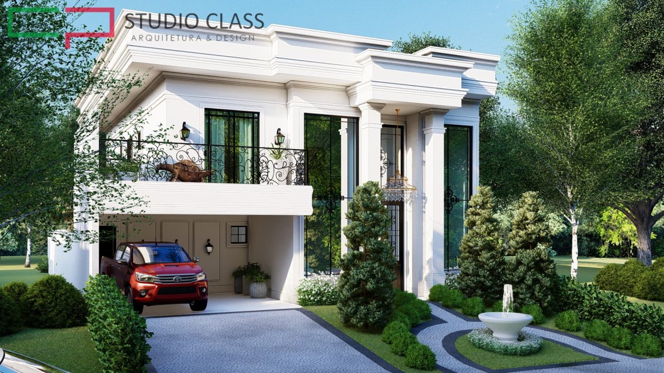 Arquiteto Assina Projeto Neoclássico no Condomínio Alphaville Dom Pedro 0 – Campinas