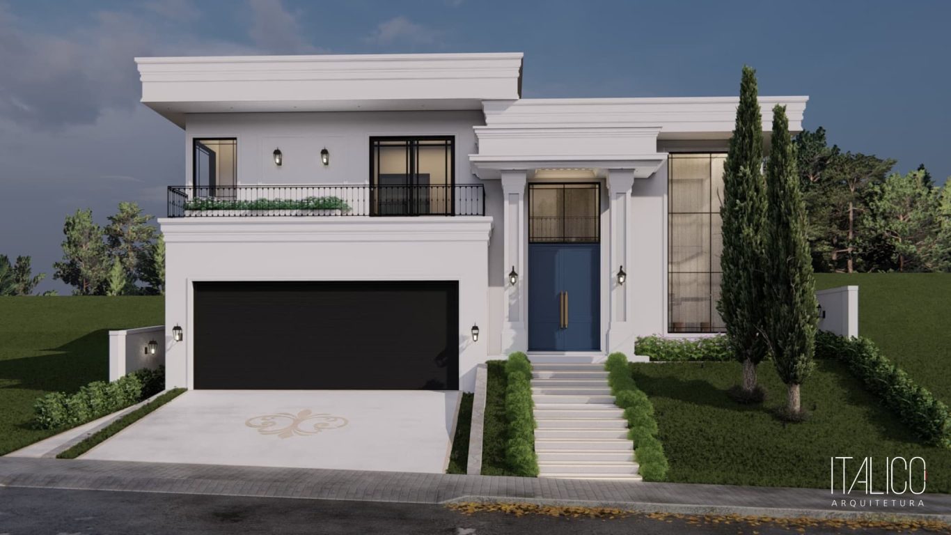 Arquiteto Assina Residência Neoclássica em Campinas – Mont Blanc, Terreno 18x40