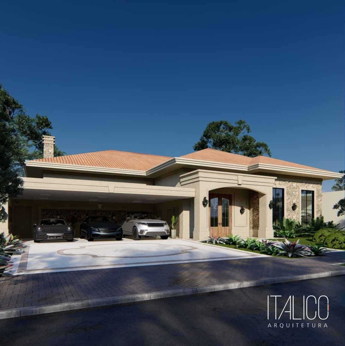 Arquiteto em Campinas – Residência Neoclássica em Terreno 24x50 no EntreVerdes