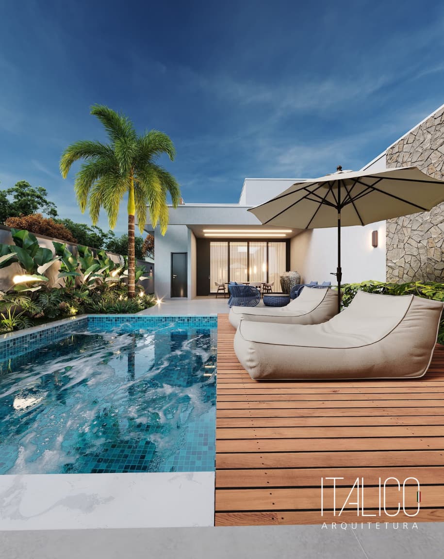 Casa com Fachada Contemporânea em Campinas – Alphaville Dom Pedro Zero, Lote de 500m²