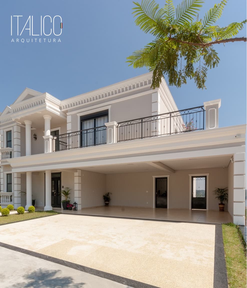 Condomínio Mont Blanc Campinas – Projeto Sob Medida para Terreno 20x35m com Estilo Neoclássico