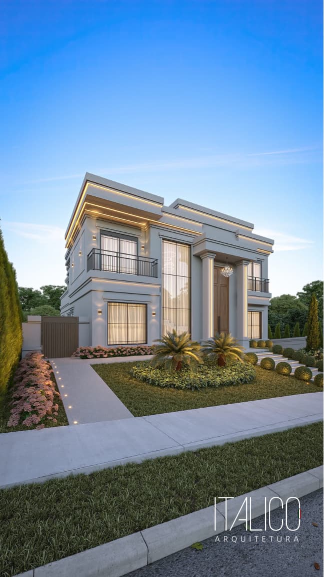 Projeto Arquitetônico em Campinas – Residência no Condomínio Mont Blanc de 500m²