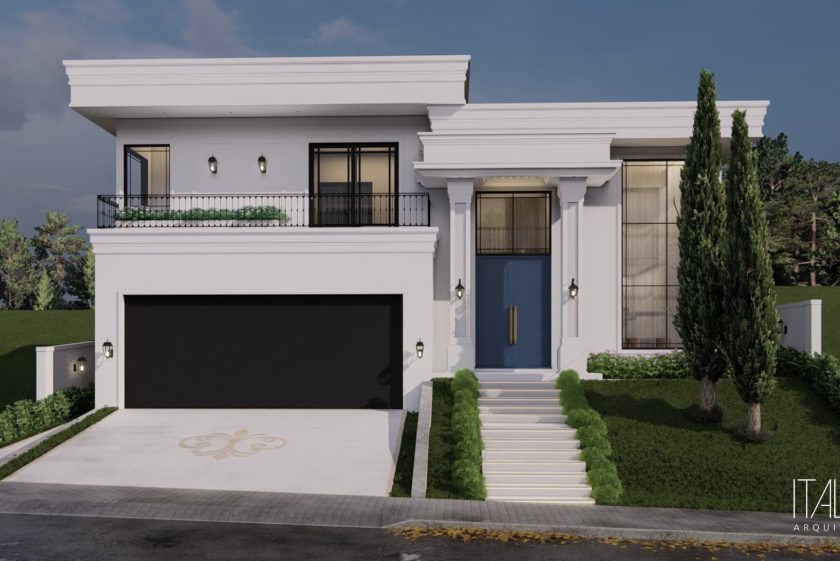 Residência Neoclássica em Campinas – Terreno 18×40 no Mont Blanc