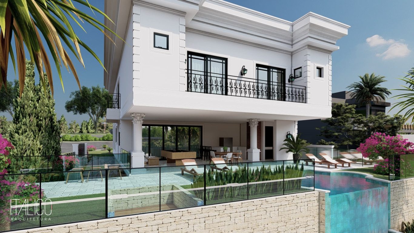 Residência no Mont Blanc, Campinas – Projeto Arquitetônico em Terreno de 500 metros