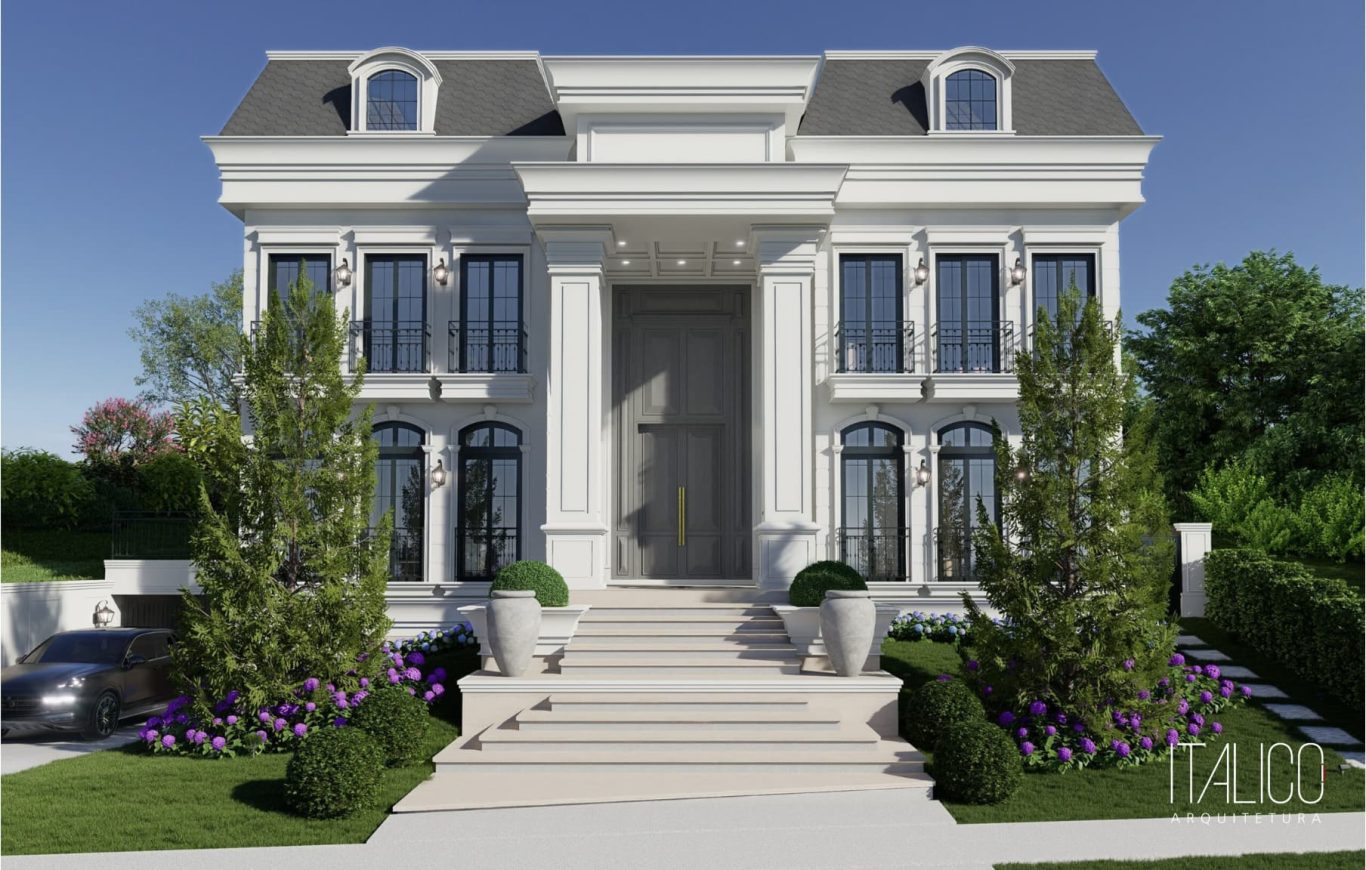 Projeto Elegante no EntreVerdes – Residência com Elementos da Arquitetura Clássica
