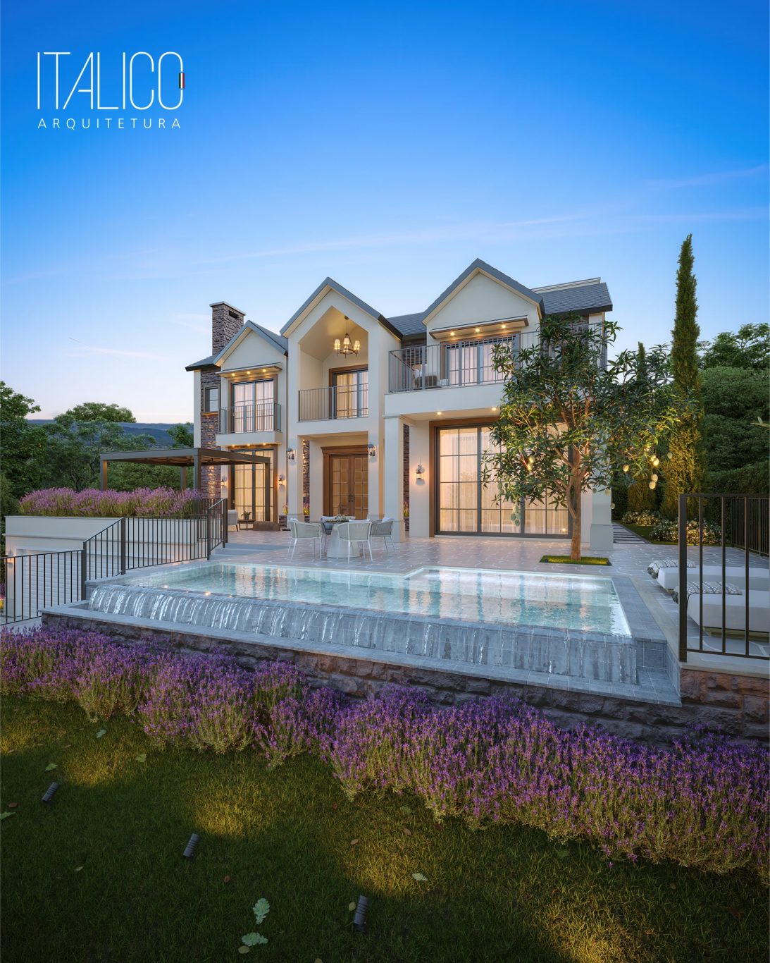 Residência com Estilo Neoclássico no Ville Sainte Anne – Terreno de 1.000m²