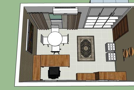 projeto design interiores escritório home office decoração estudo