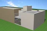 projeto planta casa térrea 150 metros terreno 8×20 telhado embutido muro moderno arquiteto limeira