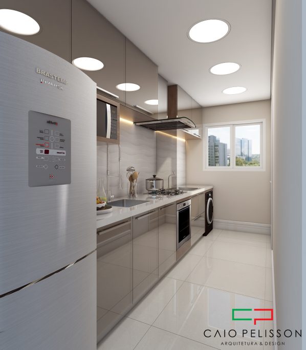 projeto ambientes interiores apartamento compacto pequeno terrazzo limeira arquiteto cozinha