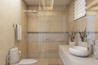 projeto decoração design arquitetura interiores reforma casa sobrado em condomínio limeira suite master nova cozinha lavabo living