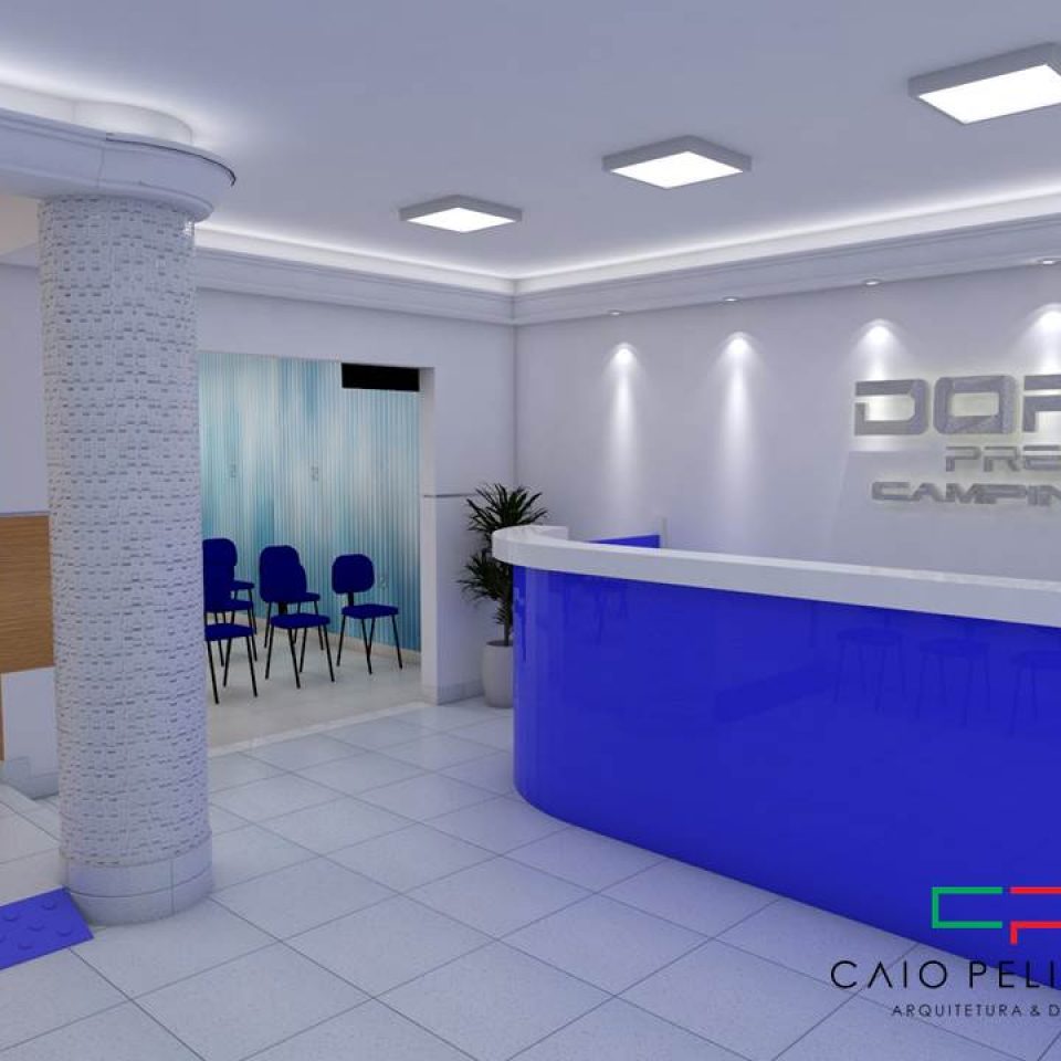 projeto design interiores clinica medica campinas medicina ocupacional dort prev arquiteto