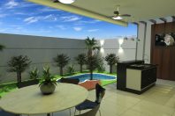 projeto planta casa sobrado moderno 8×25 3 suites 140 metros lazer piscina campinas citta salerno