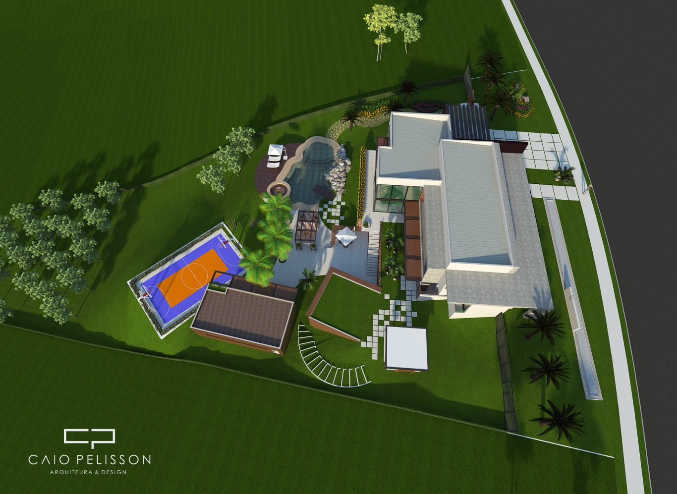 Projeto de Casas em Terreno com Declive Acidentado
