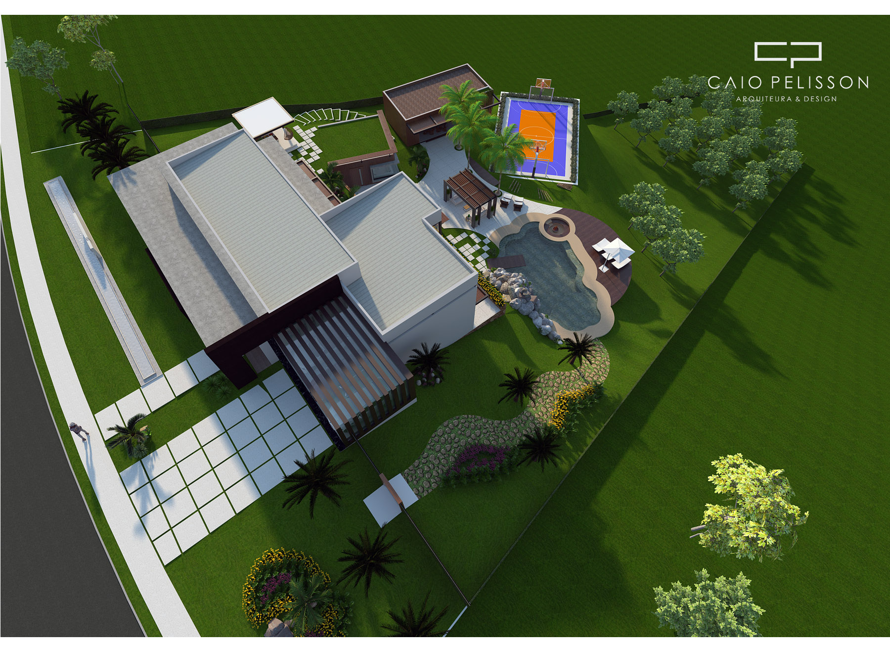 Como aproveitar um terreno com aclive e fazer uma casa de arquitetura ...