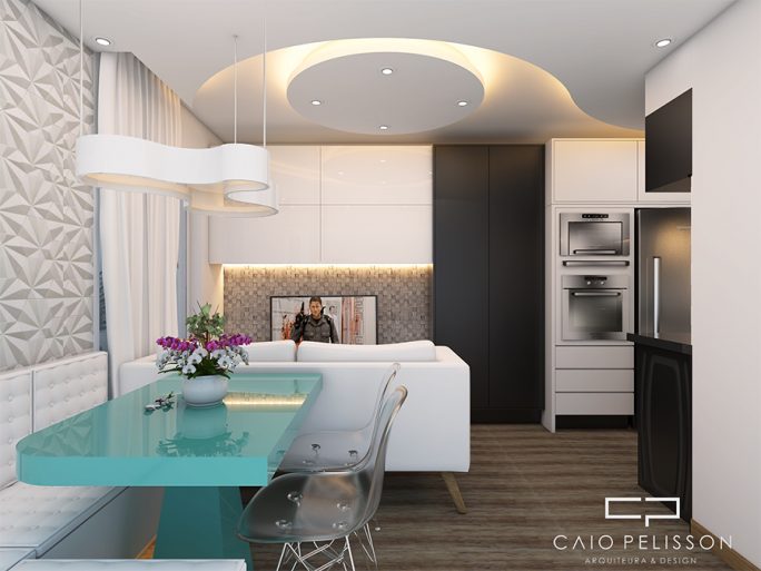projeto design interiores decoracao ambientes apartamento compacto studio pequeno moderno