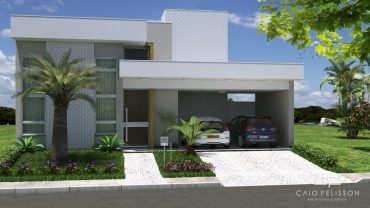 projeto casa moderna villa daquila 11×30 piracicaba reta telhado embutido