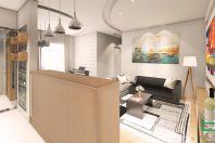 projeto decoracao design interiores moderno apartamento compacto 88 metros