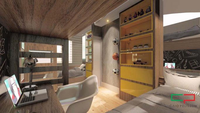 projeto decoracao design interiores moderno apartamento compacto 88 metros varanda gourmet