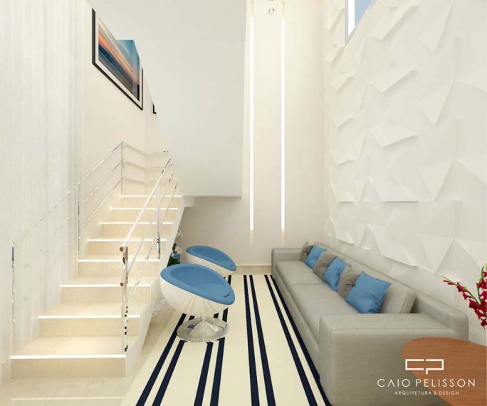 projeto decoracao design interiores casa terrea mezanino swiss park campinas moderno