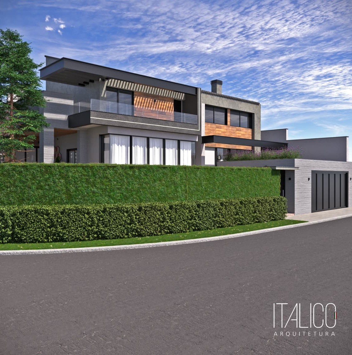 Residência Contemporânea no Mont Blanc Residence em Campinas