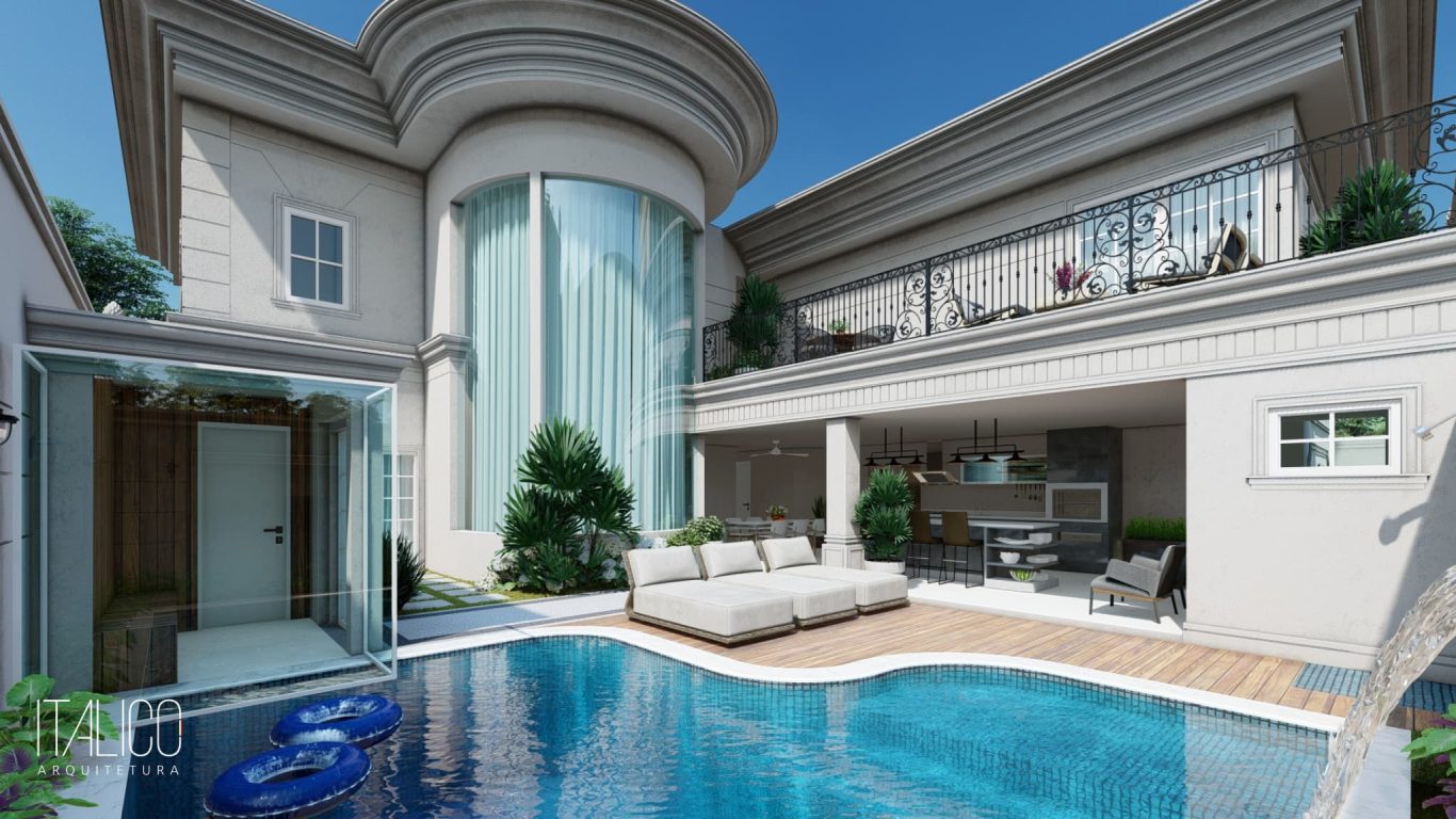 Arquiteto em Campinas – Projeto de Residência no Condomínio Mont Blanc 500m²